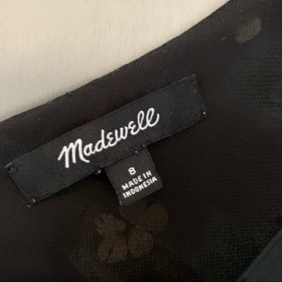 Madewell Size 8 Pressed Flower Button Down Cami Top - Picture 4 of 8